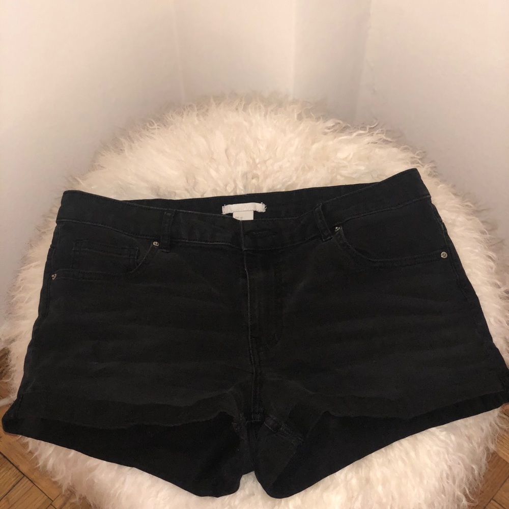 Denim shorts
